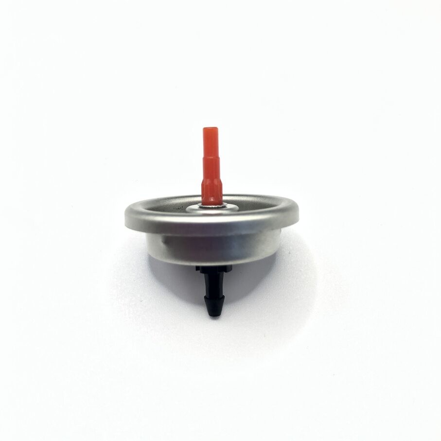 Refillable Gas Refill Valve featuring Plastic Butane Gas Stem Red Color