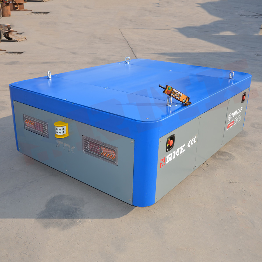 Wireless 25 Tons Hydraulic Lifting Transfer Cart Automatic Charging Stepless Speed
