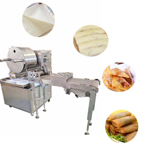 Quality Pancake Wrapper Egg Roll Lumpia Samosa Sheet Making Machine for sale