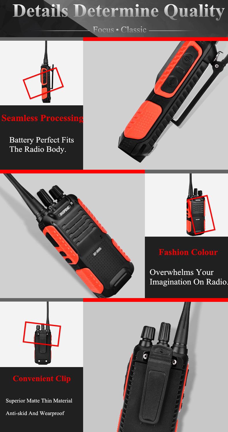 Baofeng 999S Long Range Walkie Talkie Single Band Two Way Radio Interphone