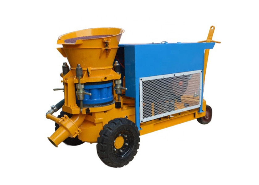 Diesel 9m3/H Dry Mix Shotcrete Machine Slope Protection Gunite Sprayer