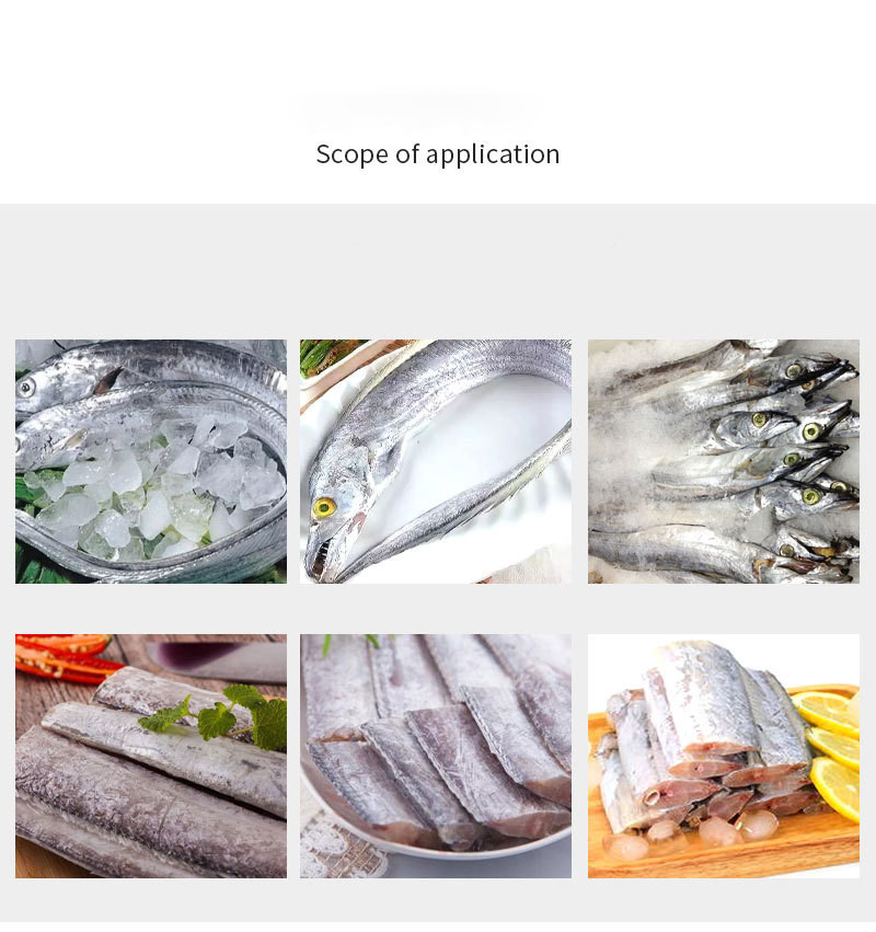 Automatic Fish Slicing Machine 500kg Per Hour Ribbonfish Fresh Fish Cutting Machine