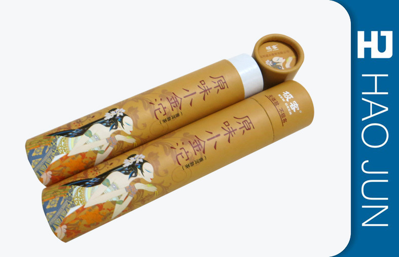 Luxury Design Cardboard Round Candle Boxes Candle Gift Tube Packaging