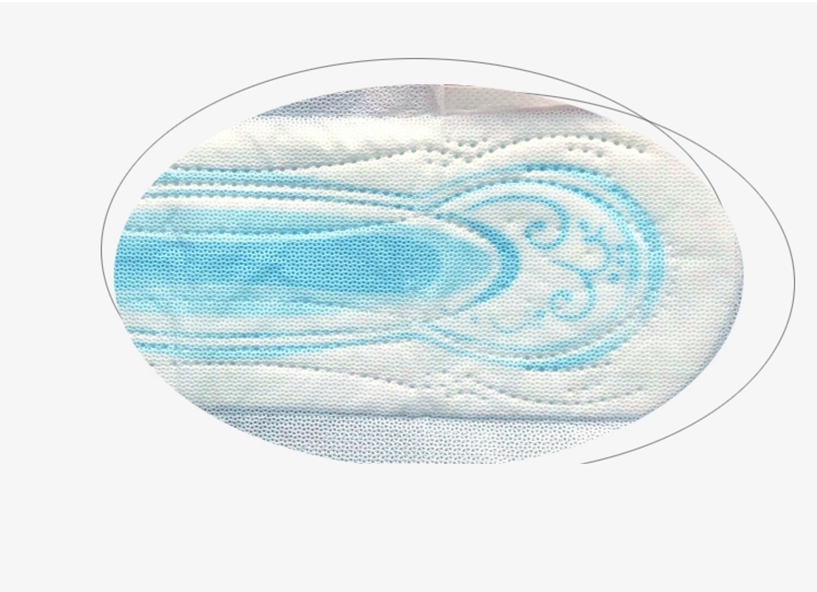 Breathable Free Cotton Rose Flavor Lady Anion Chip Sanitary Pad