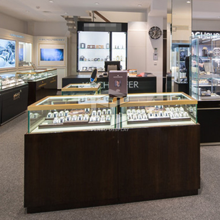 930mm Long Store Watch Display Showcase 5mm Thick MDF Multifunctional