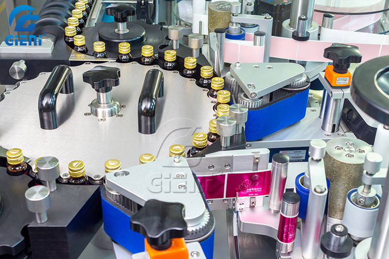 Lyophilized Powder Bottle Labeling Machine 10-20ml Glass Vaccine Automatic Bottle Labeler
