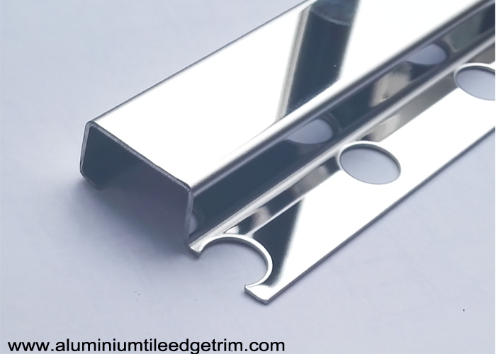 square edge stainless steel tile trim