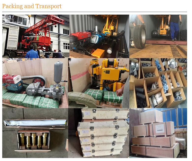 180m-200m Geological Drilling Rig Machine For Exploaring Engineering Drilling