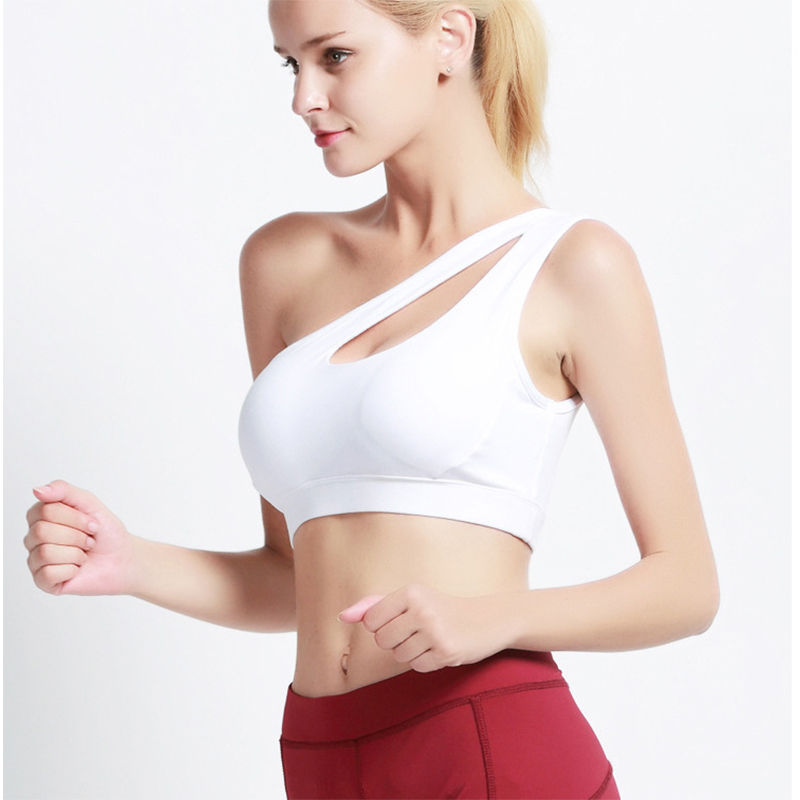 Shockproof High Impact Padded Sports Bra 250g Weight Nonshrink