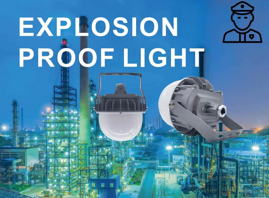 Factory Price Atex Certified High Bay Area Hanging Wall Mounted Atex Oil and Gasoline Harsh Environment 20W Zone 1 Zone 2 LNG Explosion Proof Lamp
