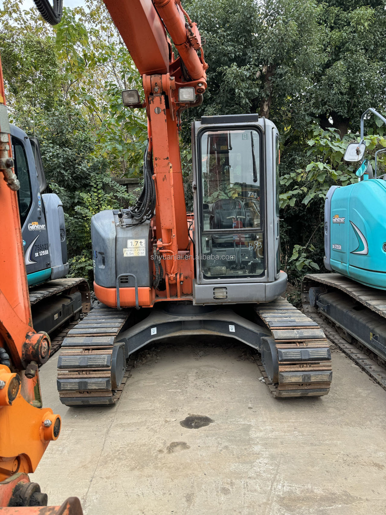 0.4m3 High Work Efficiency 7000KG Hitachi ZX75U Excavator
