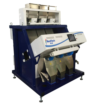 3 chutes Bean colour sorting machine, Color sorter for beans, like coffee beans, soy beans, lentil etc