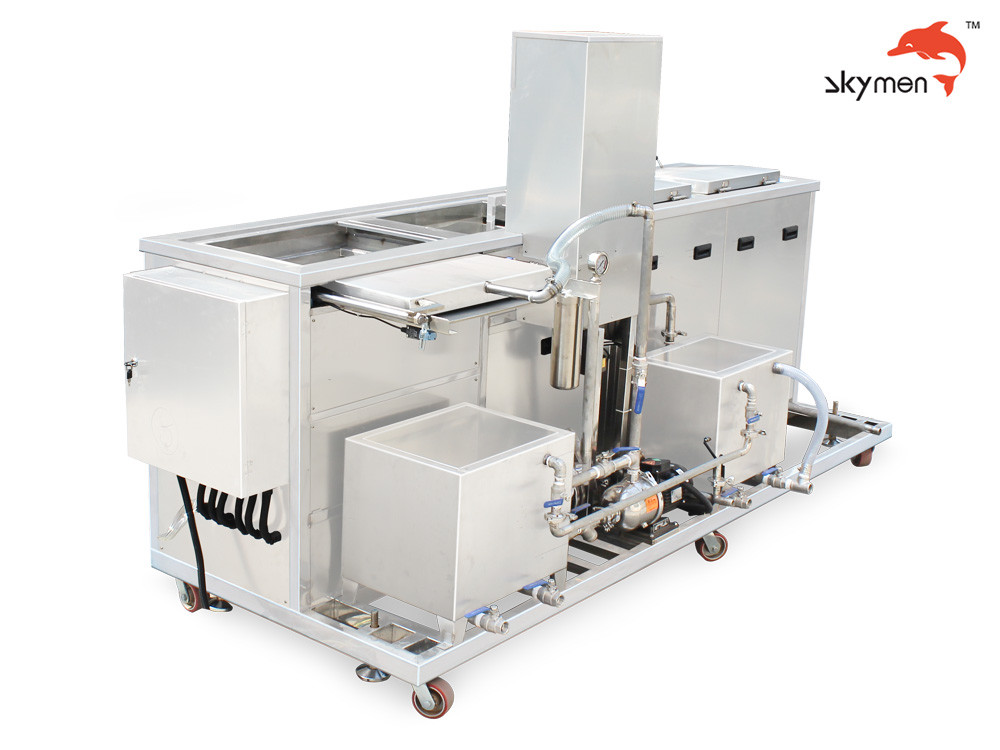 4 Tanks Ultrasonic Cleaning Tank 77L Tank Volume 28/40KHz