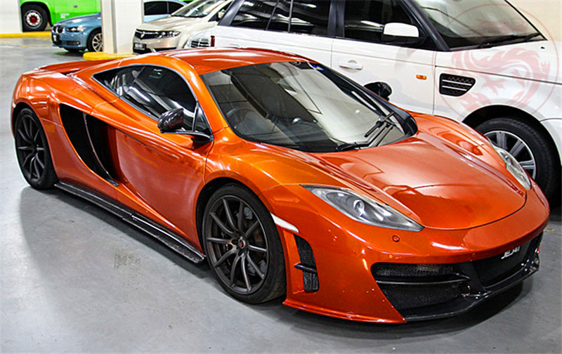 For McLaren MP4-12C Body Kit Mp4-12c Upgraded Revozport Style Front Bumper Diffuser Side Skirt Mp4-12 Carbon Fiber Body Kit