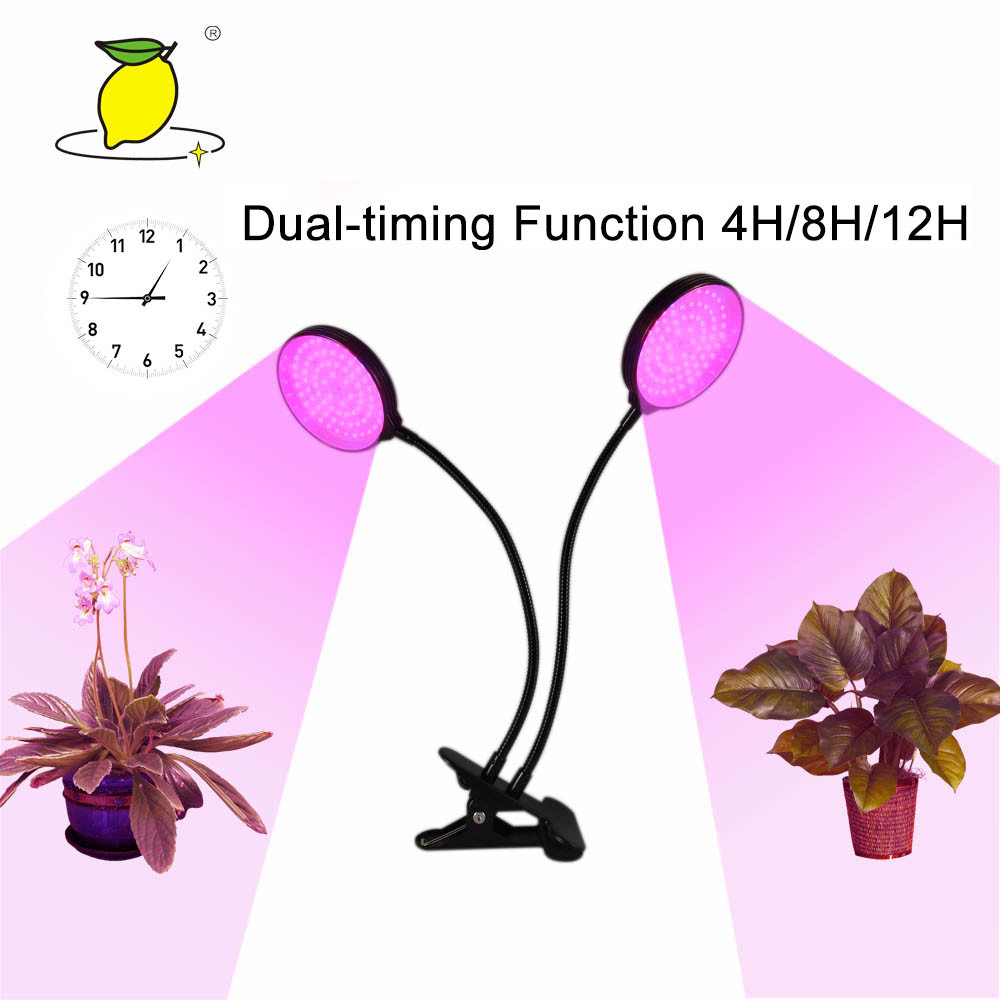 Flexible Clip On Fitolampy Timer Dimmable LED Plant Grow Light