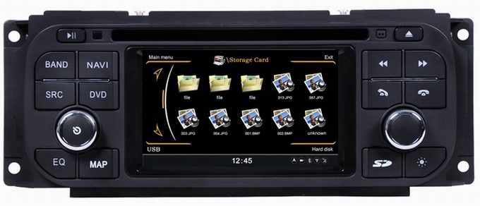 Ouchuangbo DVD Multimedia GPS Navi S100 platform Jeep Liberty Caravan Concorde Durango