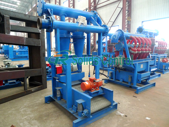 High efficiency mud desander TRCS Series Desander Solids Control Equipment For Mud Treatment 300m3/H 3 Hydrocyclone