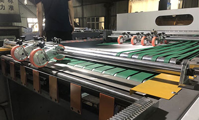 USED HSC-1400D-1 Roll Paper Sheeter Cutter Machine,Paper cutting mode: upper knife back-cutting, lower knife fixe,Cutting length: 400-1450mm/400