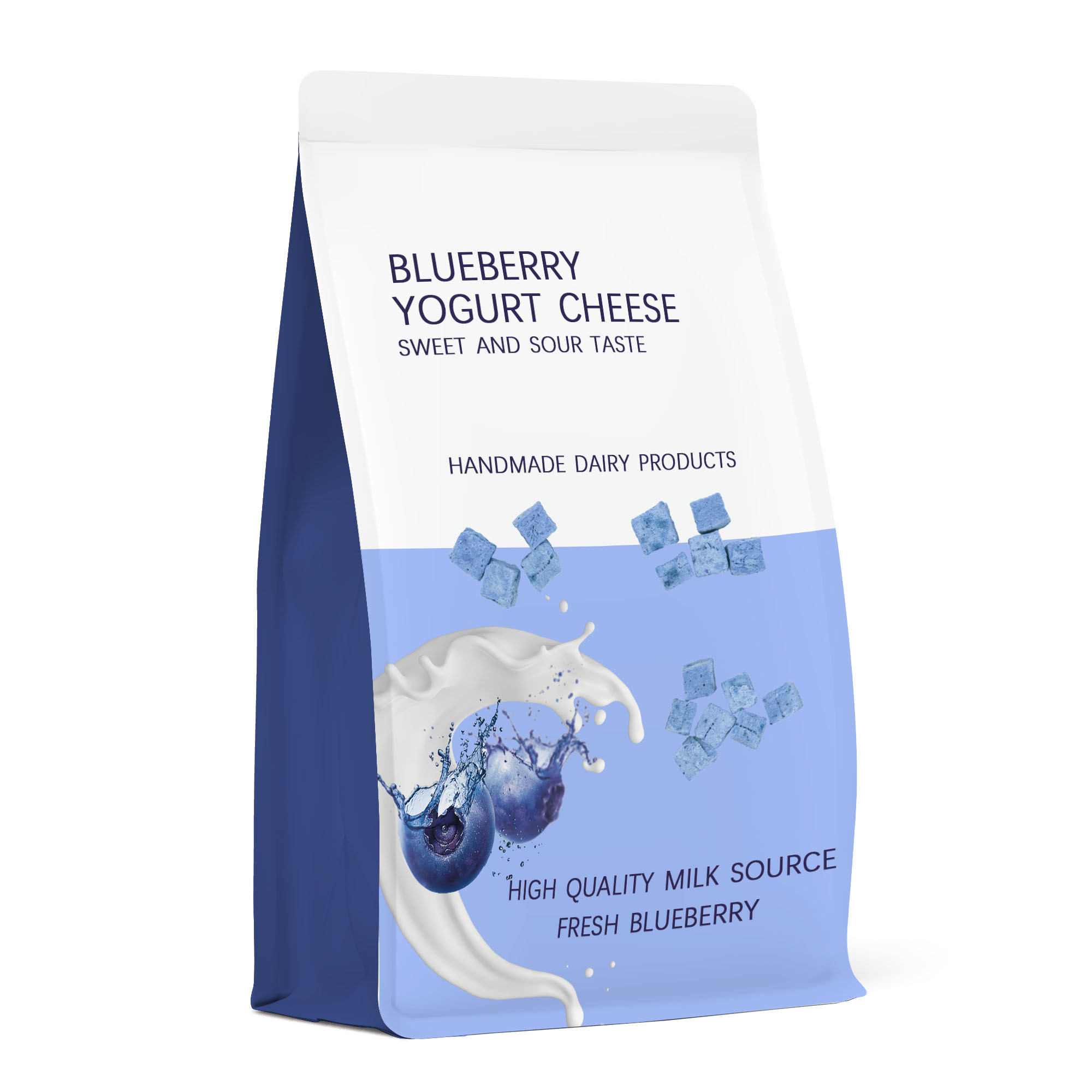 Dairy Products Compostable Biodegradable Packaging Bags 500g Flat Bottom