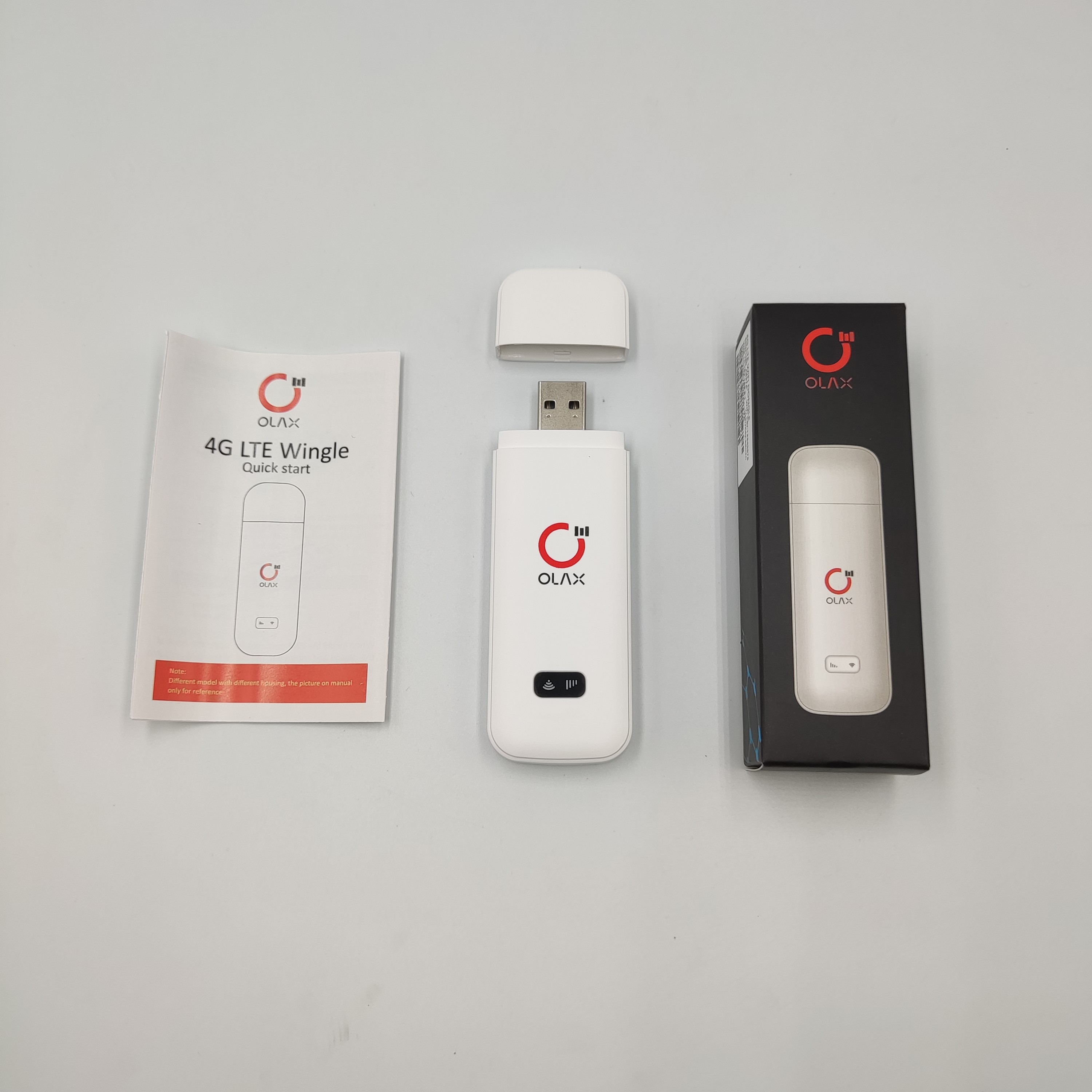 White MINI Portable 4G USB Dongle Cat4 Sim Card Slot Wifi Dongle