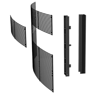 IP43 Slim Indoor Flexible Transparent P3.9 Led Display Screen Customized