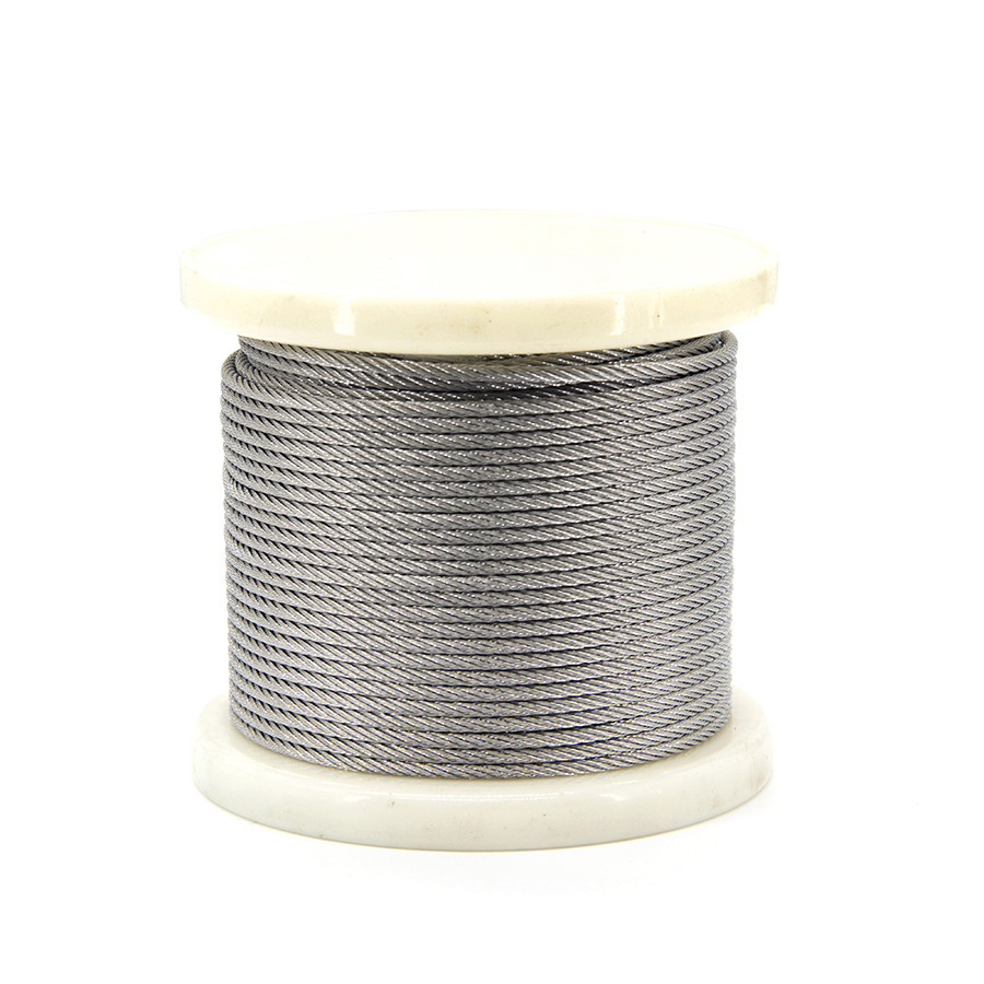 3mm Stainless Steel Wire Rope 7*7(6*7+IWS) Strand Ss Wire Rope