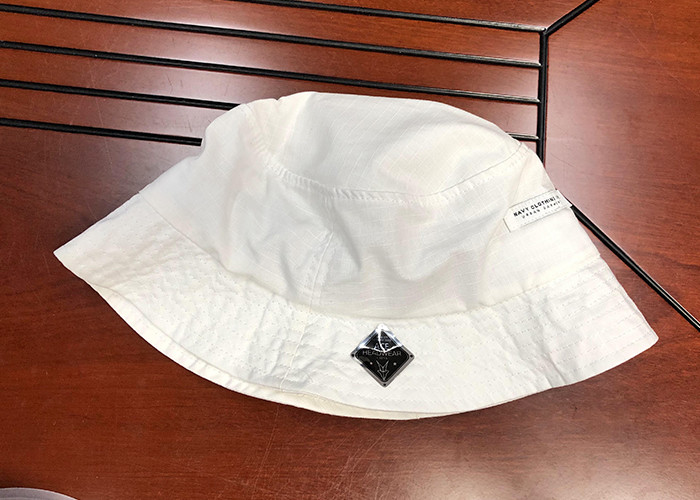ACE New arrival custom woven labels private logos decorative rope fishing bucket hats caps