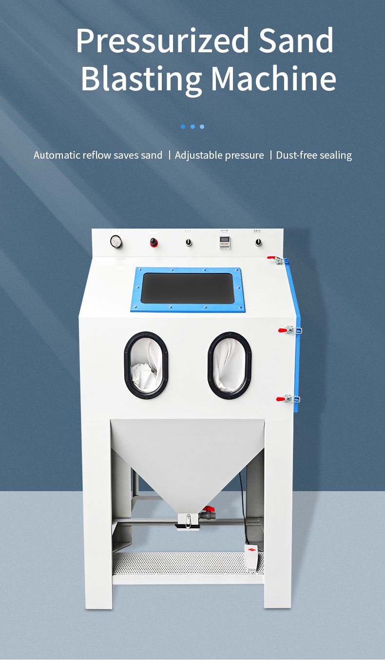 Portable Automatic Sandblaster Machines Easy Operation For Manufacturing Plant