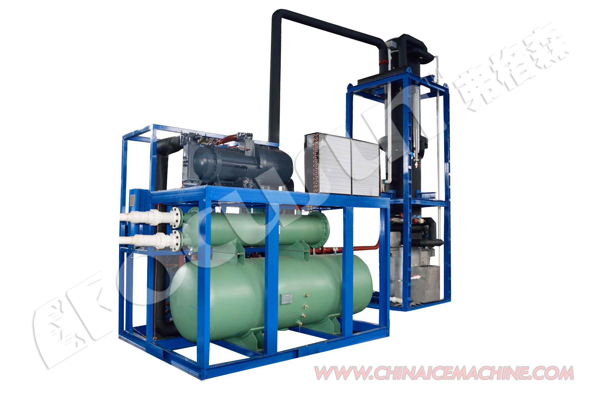 1ton 2ton 3ton 5ton 8ton 10ton Industrial Ice Making Machine with R404a/R22 Refrigerant
