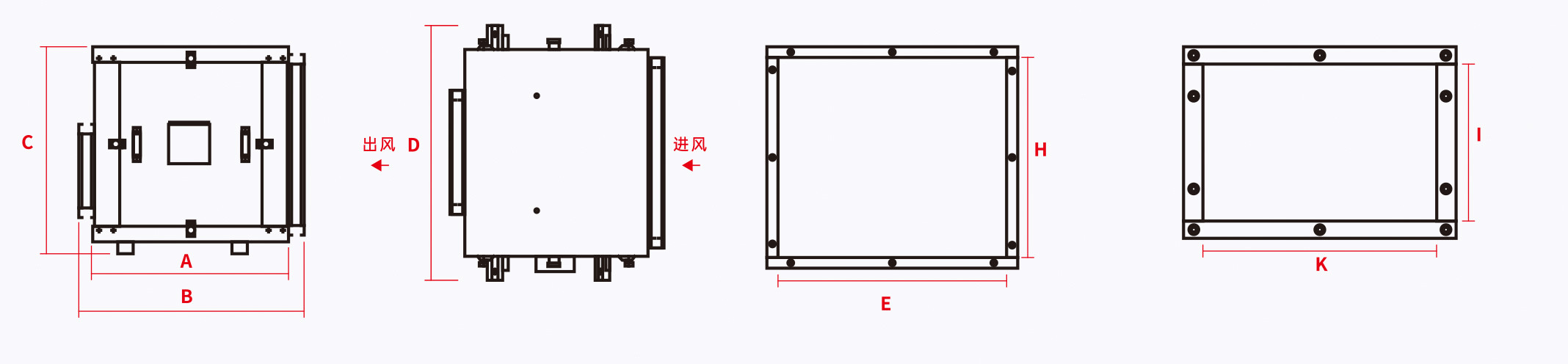 Silent Centrifugal Cabinet Fan Box Anticorrosion Stainless steel