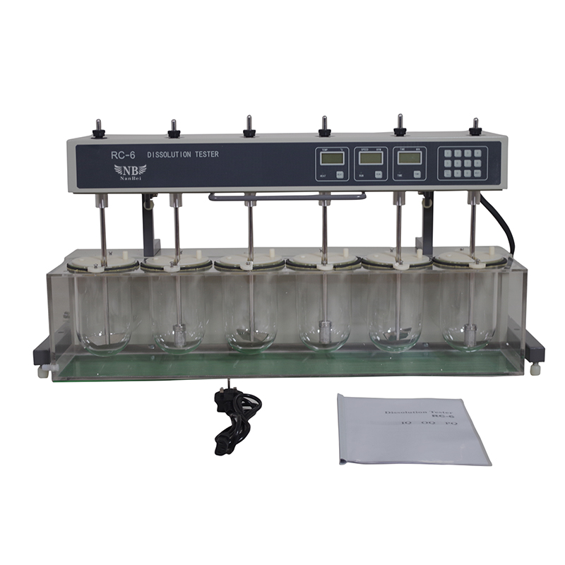 Medical 3 Vessels Dissolution Tester Speed Accuracy Plus Or Minus 2rpm
