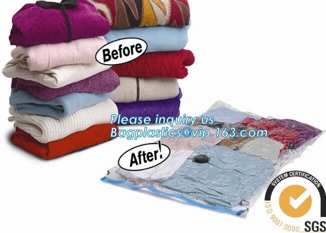 vacuum storage bag set, plastic nylon pe vac bag for travel, K clothes storage bags vacuum, bagplastics, bagease