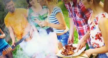Large Black Wood Pellet Barbecue Grills Steel Structure Restaurant Outdoor Use