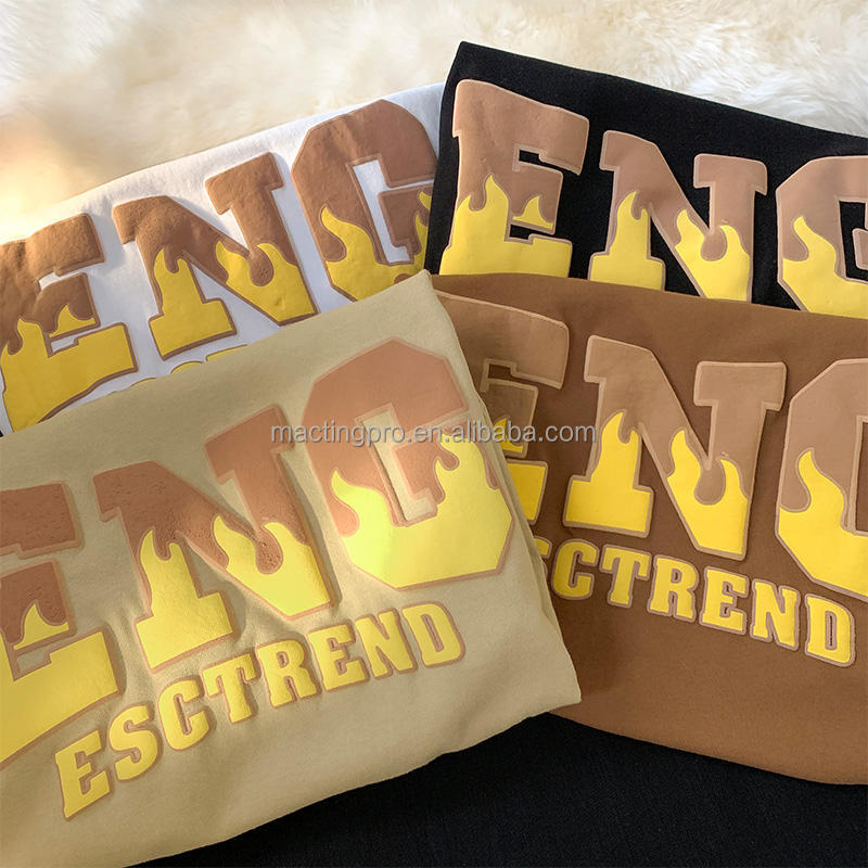 Unisex Short Sleeve T-shirts with Solid Pattern and Customized Logo Design in Cotton