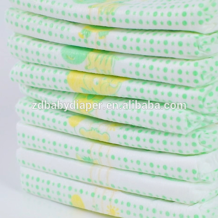 Eco Friendly Disposable Baby Diapers / Nappies Brand Customization Stretchable