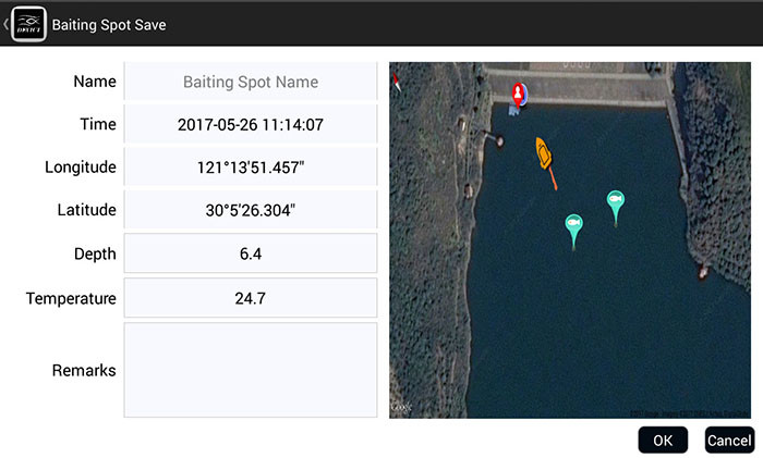 500 gps points with bait boats battery level indicator cruise system google map