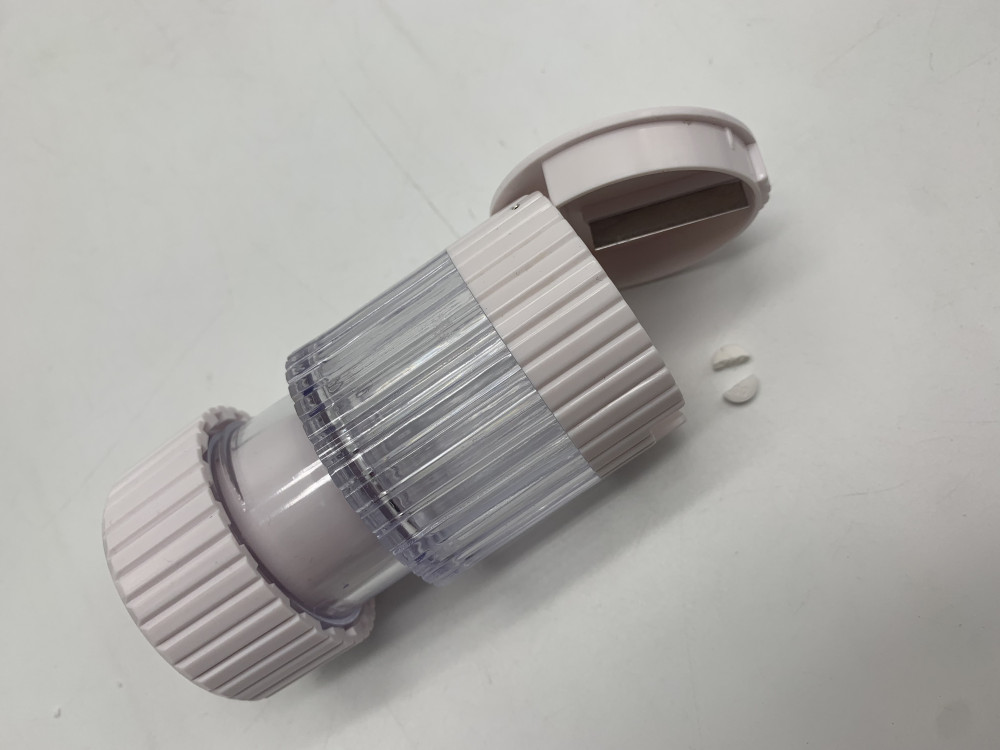 ABS Pill Crusher With Pill Box Cutter For Personal Care