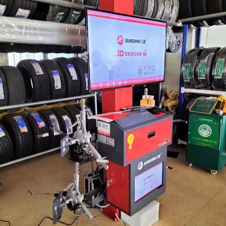 Auto Tracking Tire Alignment Machine Sunshine S90MAX With Overvoltage Protection