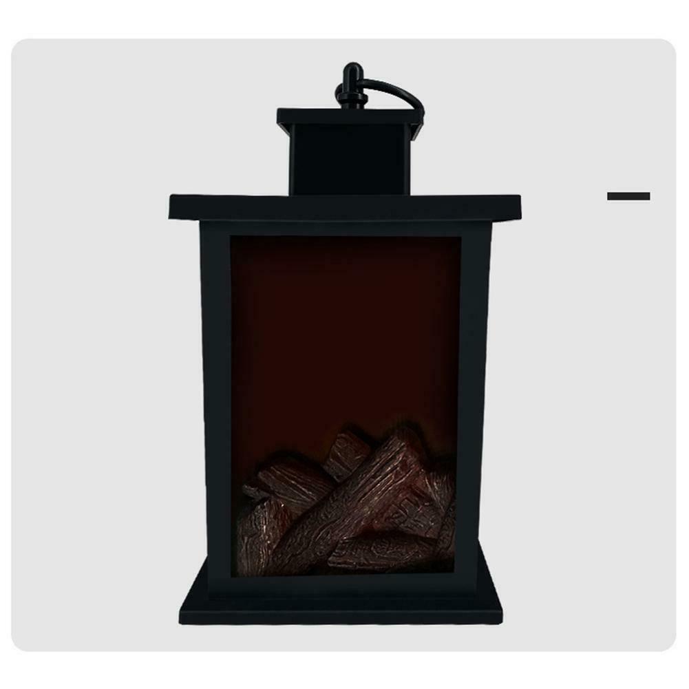 LED Flame Lantern Lamps Simulated Fireplace AA Battery Courtyard Room Decoration Light