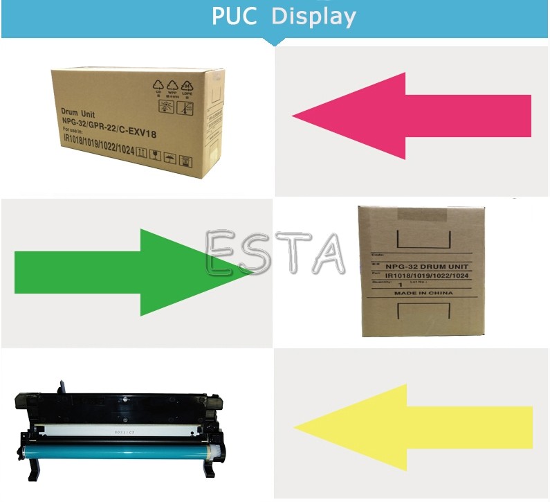 Canon C - EXV18 Drum Unit / Image Unit for Canon Image Runner 1018 / 1020 / 1022 / 1023