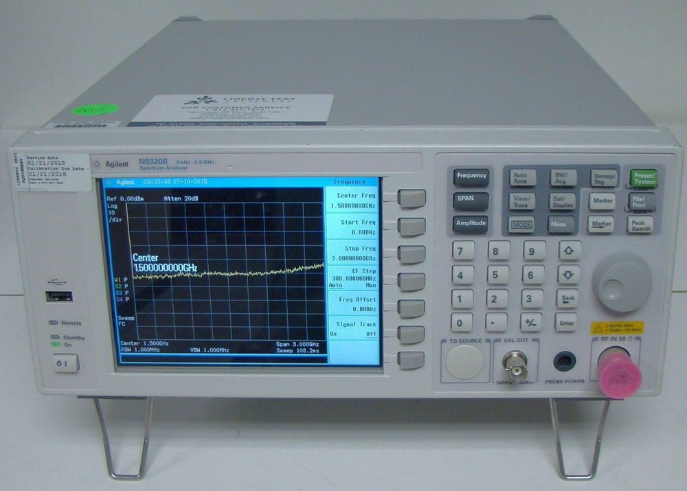 Keysight Agilent N9320B RF Spectrum Analyzer BSA