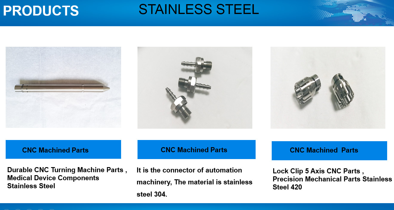 CNC Machining Metal Parts Precise Small Metal Parts Hi Tech Machining Stainless Steel Investment Casting
