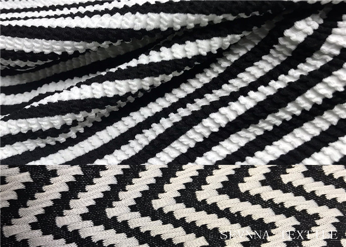 Custom Printed Double Knit Fabric Panther Print With Wet Screen Printing