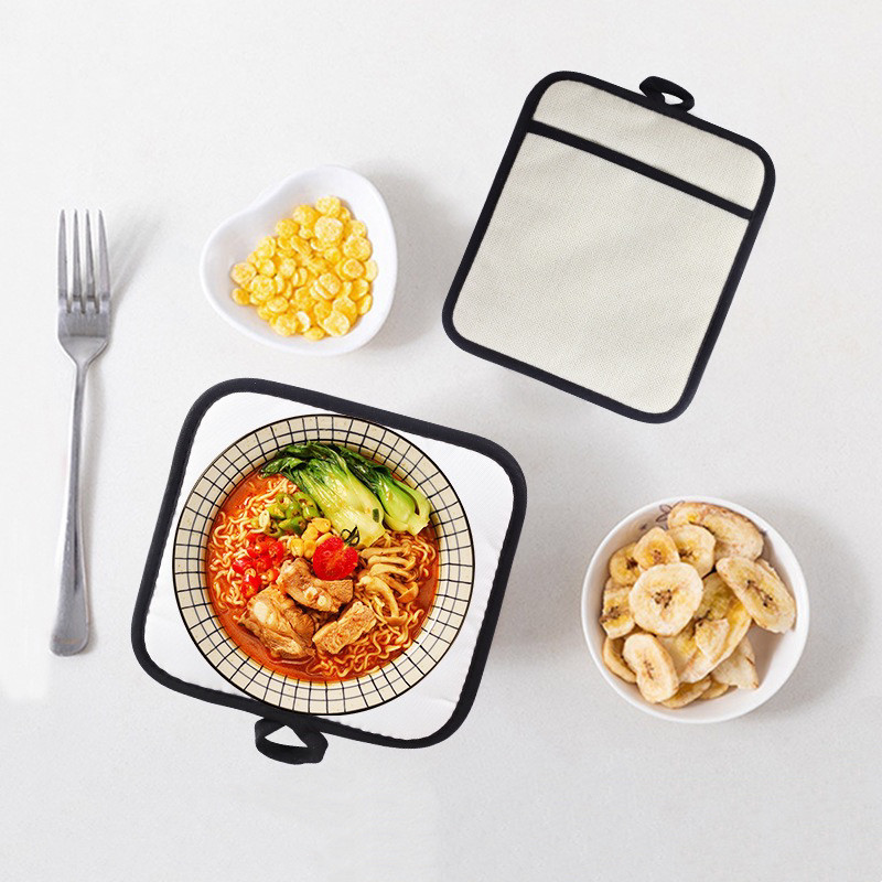Customized Sublimation Placemats Blanks Linen And Polyester Heat Resistant Placemats