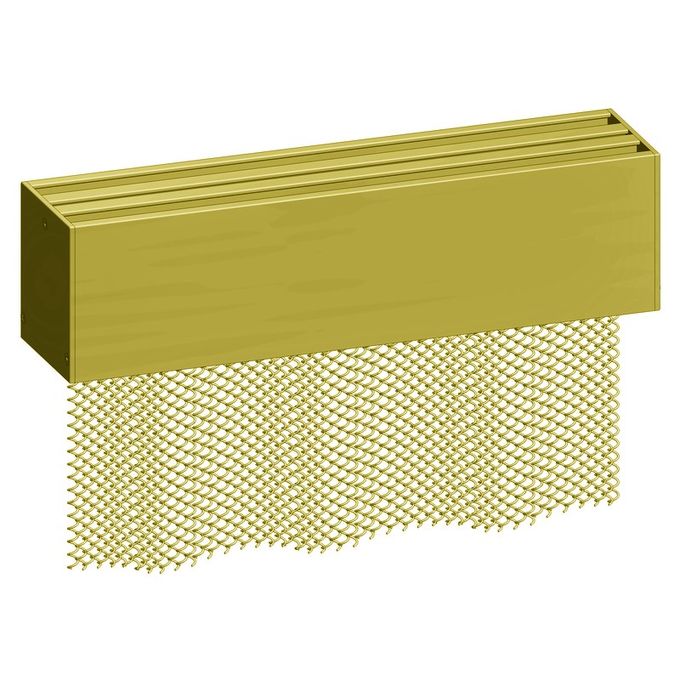 Aluminum Coiled Wire Fabric For Exterior Patio Divider With Custom Configurator Service
