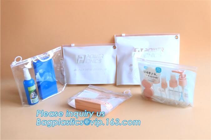 Tote Clear Plastic PVC Travel Toiletry Kit Bag toiletry bag, frosted zipper vinyl bag,promotional clear vinyl pvc zipper