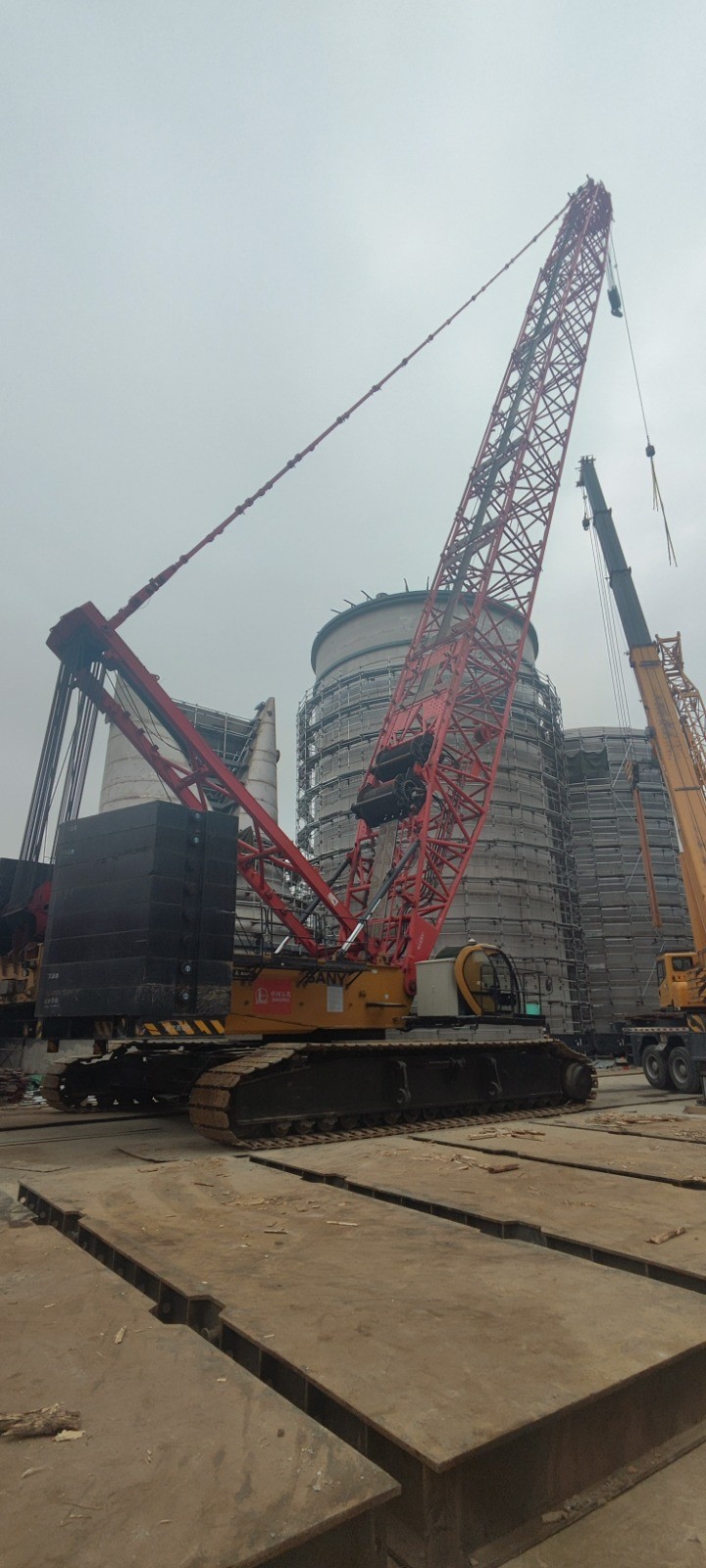 2019 Model Used Crawler Cranes 350 Ton Crawler Crane SANY SCC3500A With Superlift