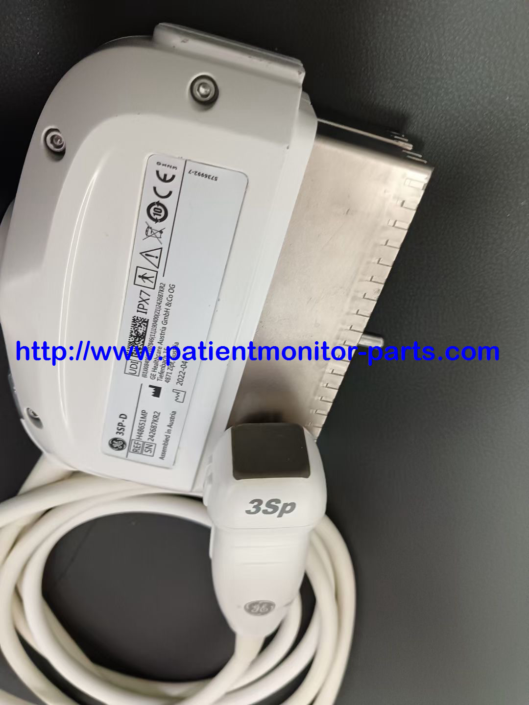 High Performance GE Single Crystal Cardiac Probe PN 3SP-D In Excellent Condtion 90 Days Warranty