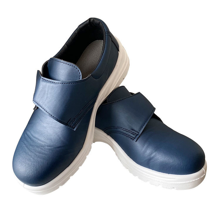 Blue Magic Tape Anti Slip Sole ESD Safety Shoes For Factories Protection