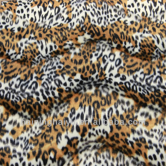 poly printed velvet(100% polyester velboa for stuffed animals)